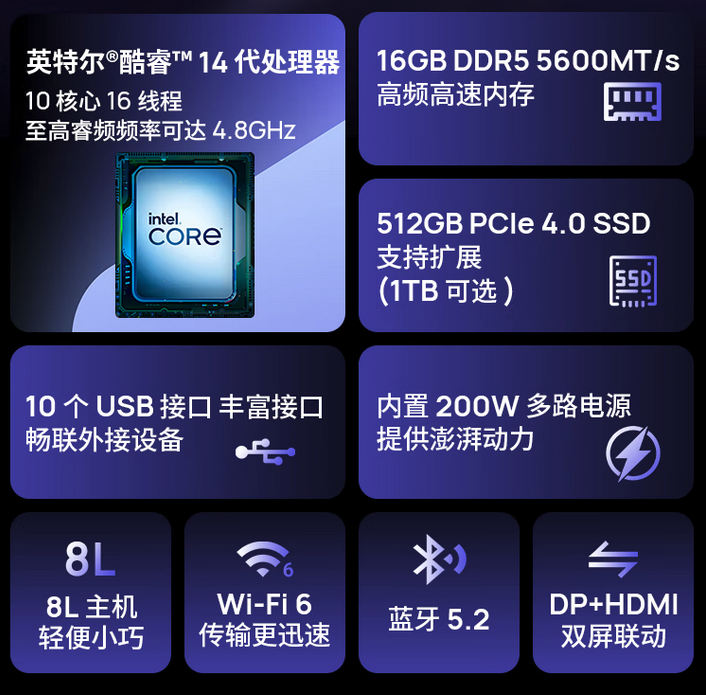 机械革命无界S500办公主机上架预约:14代i5加持 国补后2199元起